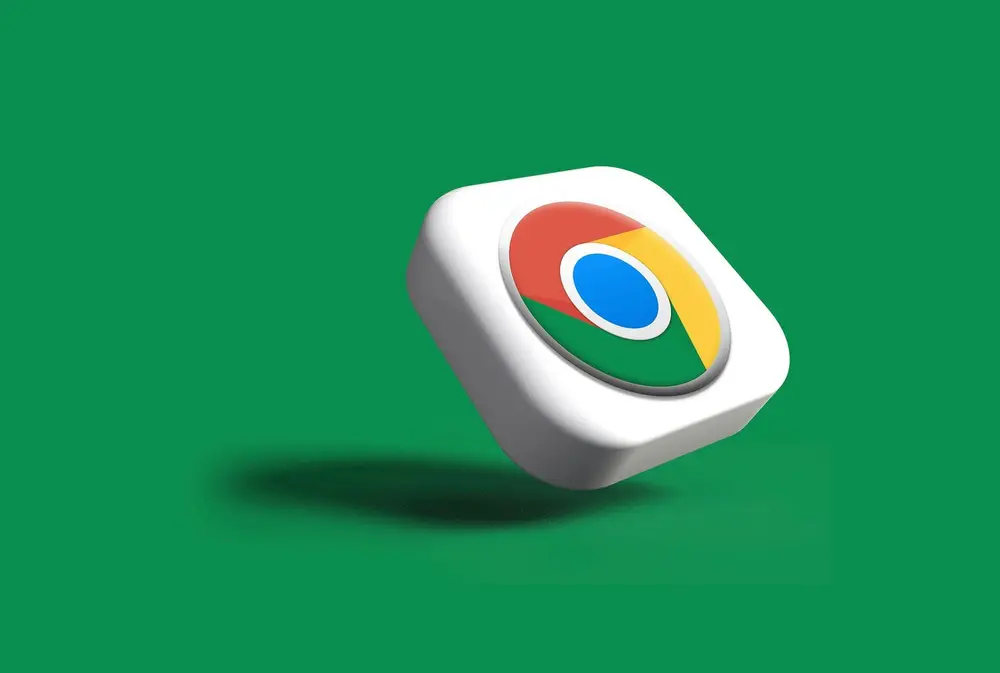 Google Chrome logo as a 3D app icon